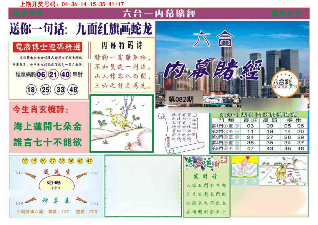 082期内幕赌经[图]